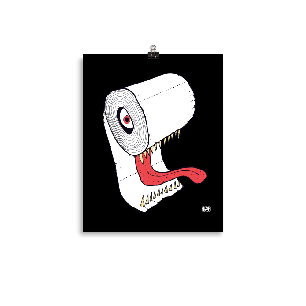 The Toilet Face Poster