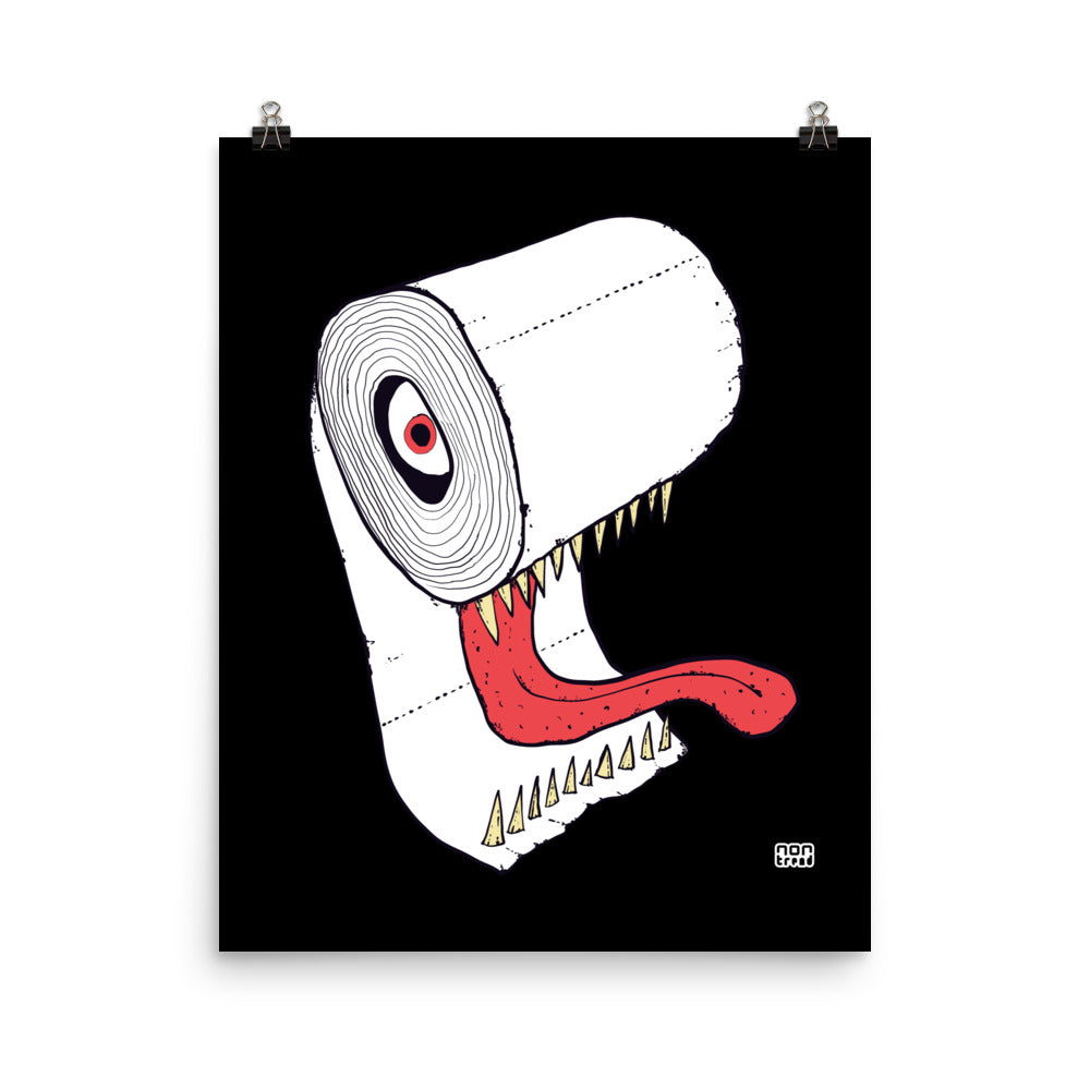 The Toilet Face Poster