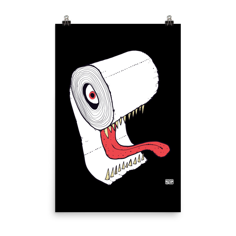 The Toilet Face Poster