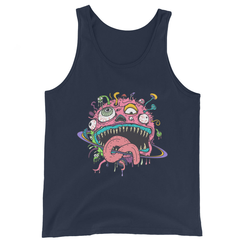 The Weirdest Planet Face Tank Top