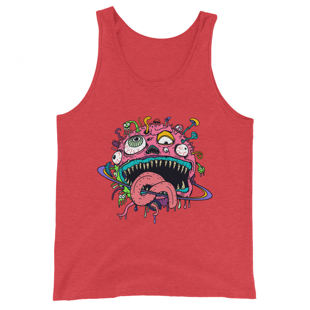 The Weirdest Planet Face Tank Top