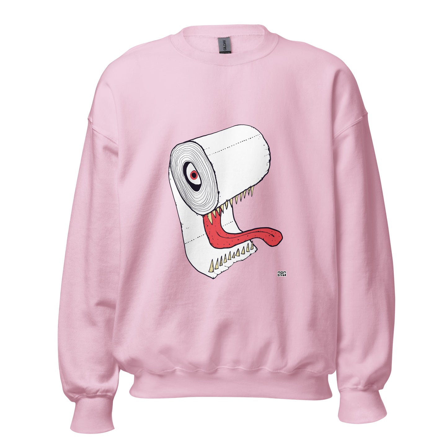 Toilet face sweatshirt