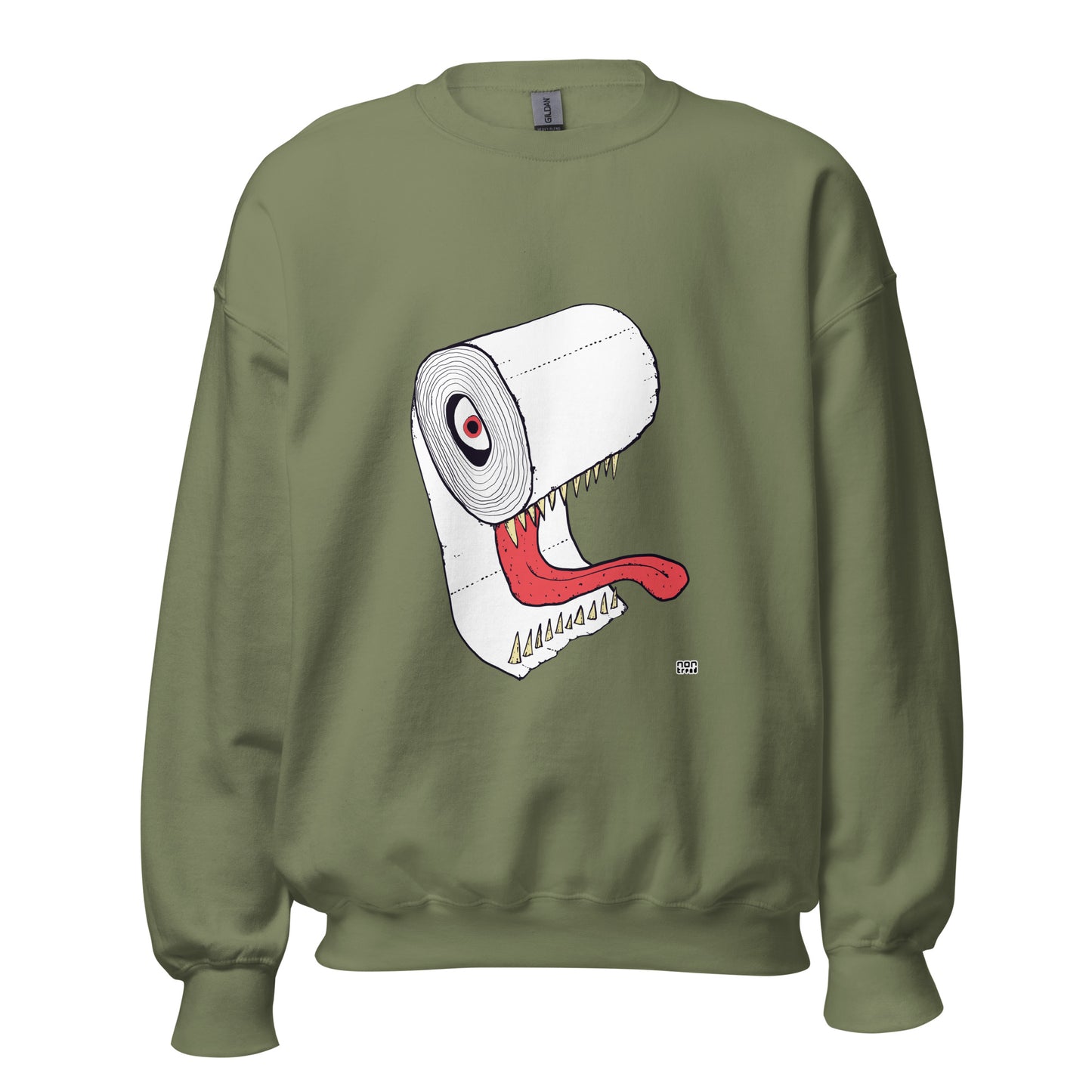 Toilet face sweatshirt