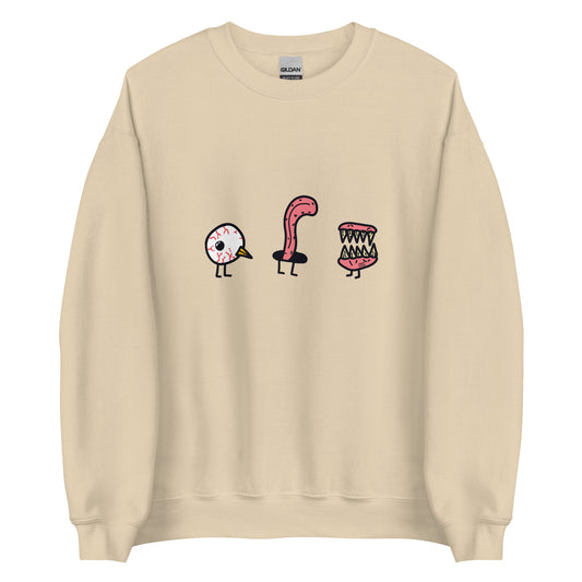 Three Little Birds Face Sweatshirt