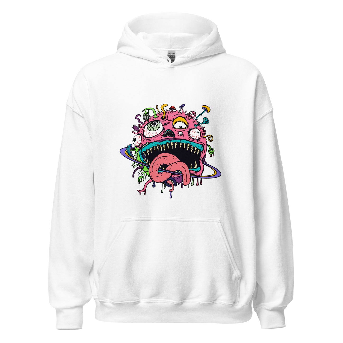 The Weirdest Planet Face Hoodie