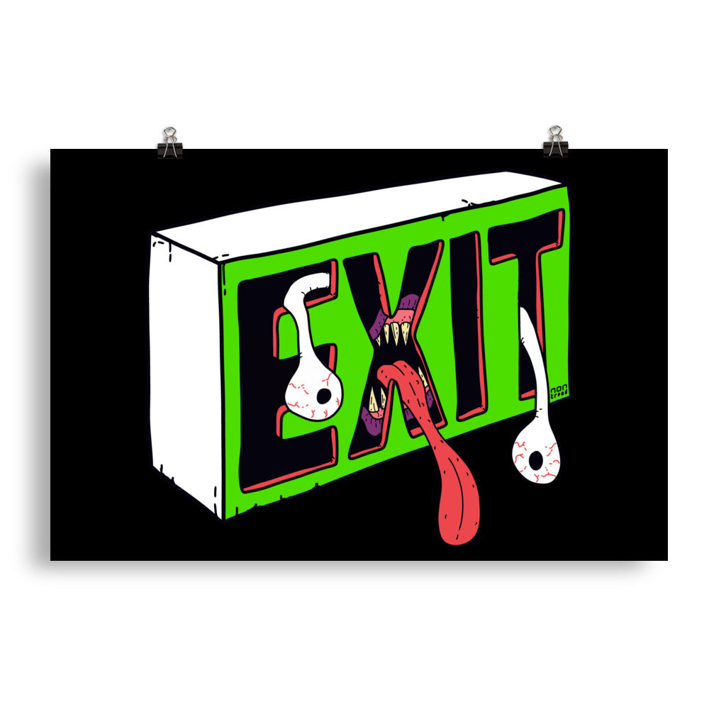 The Exit Face Poster – Nontrend